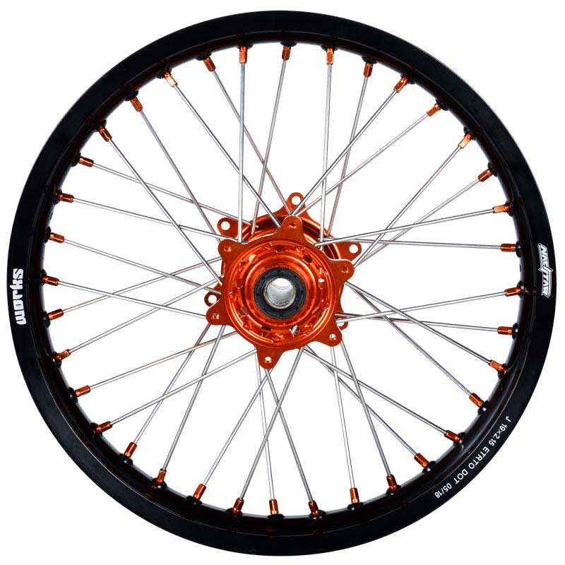 Orange sales bike spokes