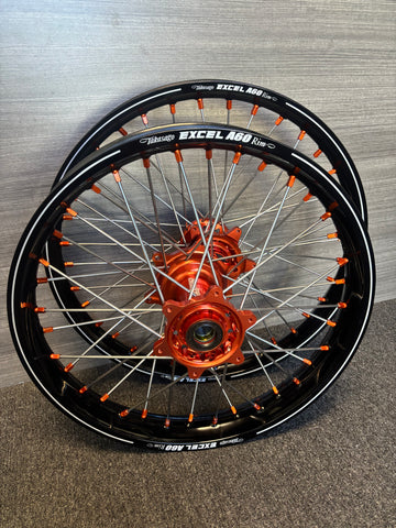 Stark Varg - Nacstar Works Custom Wheel Set - Orange/Black - Excel A60