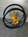 2003-2025 KTM 125-450 Custom Wheel Set - Gold/Black - Excel Takasago Rims